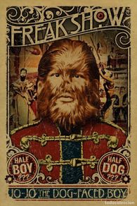 Poster collecting : freak show - alive in person, tom brownie film 1932 - Horror Movie Poster !! cartel 30x40 !!